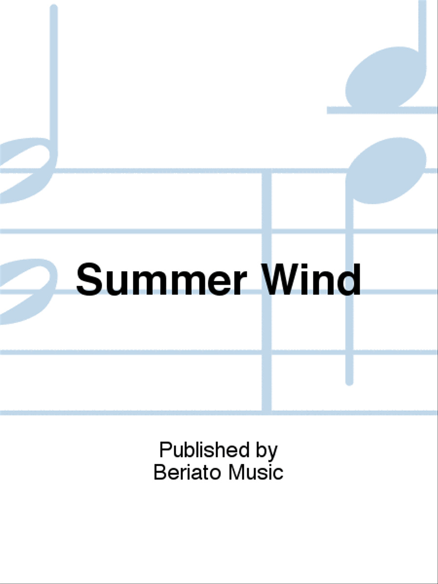 Summer Wind Piano, Vocal, Guitar scores gallery preview page 1