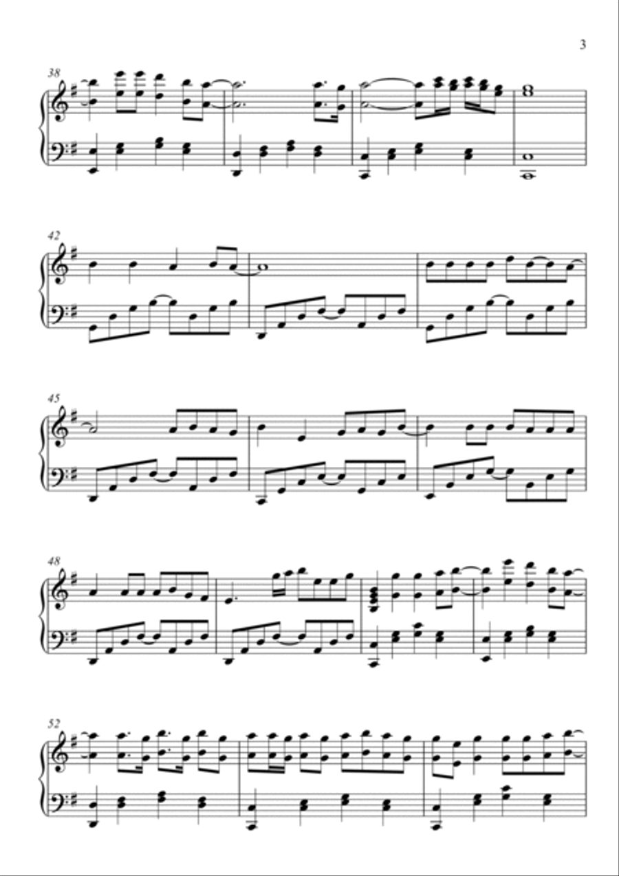 Born To Die Piano Solo scores gallery preview page 3