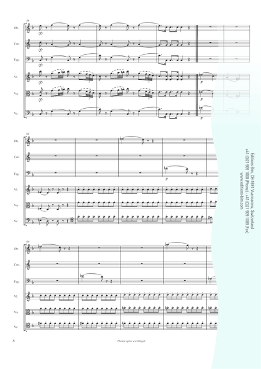 Sesteto No 1 Bassoon scores gallery preview page 7