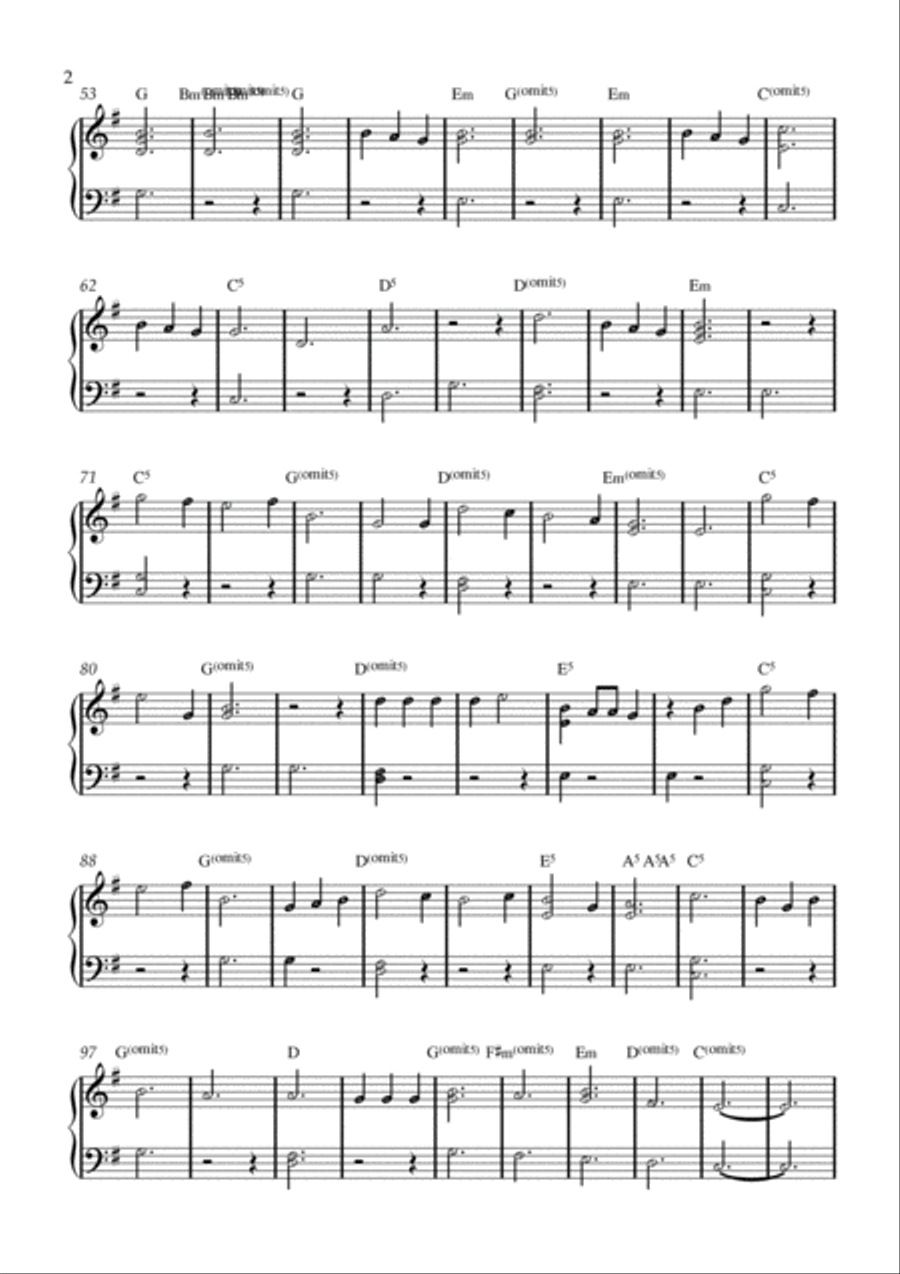 Perfect Easy Piano scores gallery preview page 2