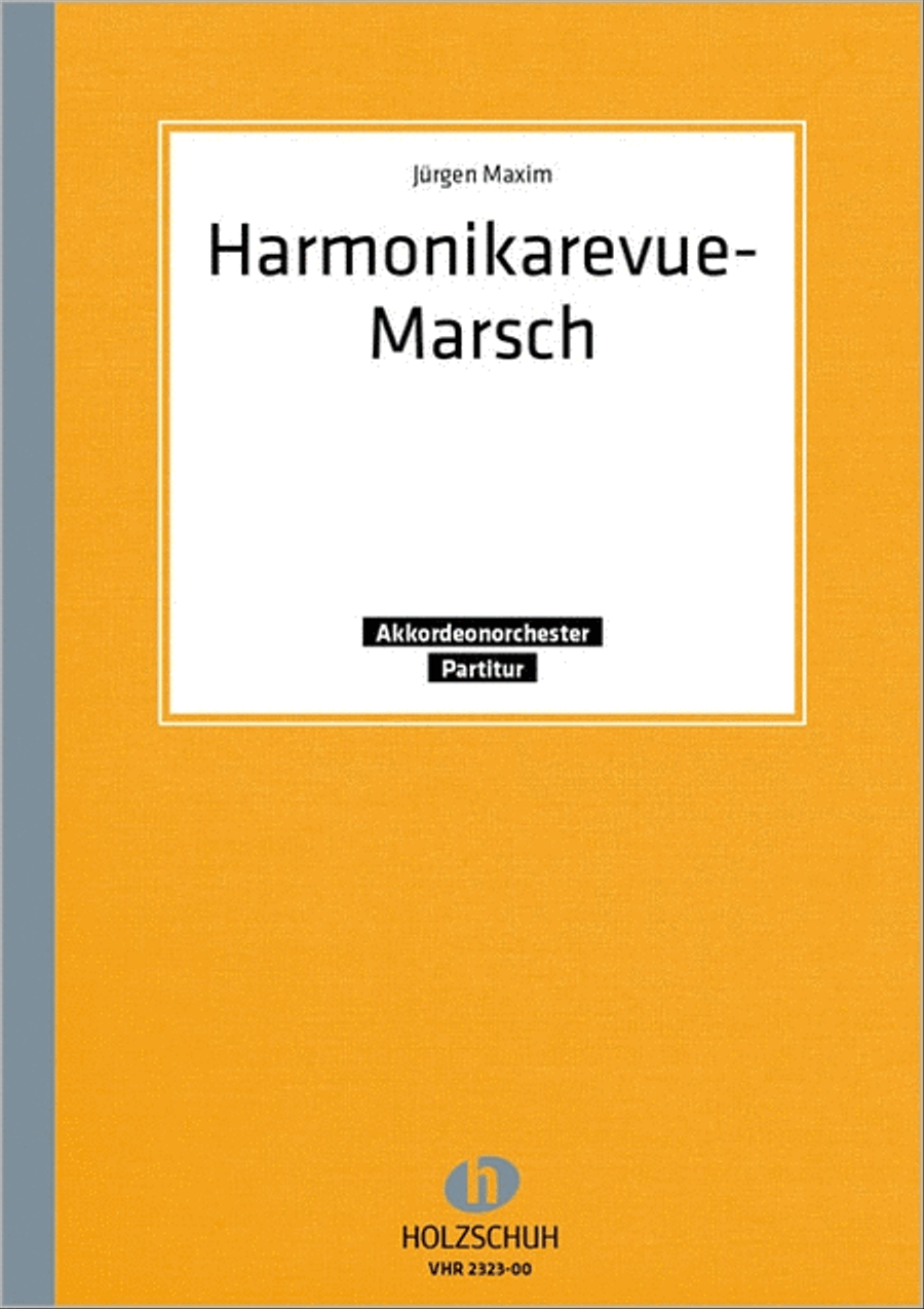 Harmonikarevuemarsch Accordion Orchestra scores gallery preview page 1