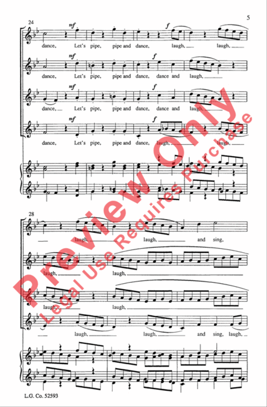 In These Delightful Pleasant Groves Women's Choir scores gallery preview page 5