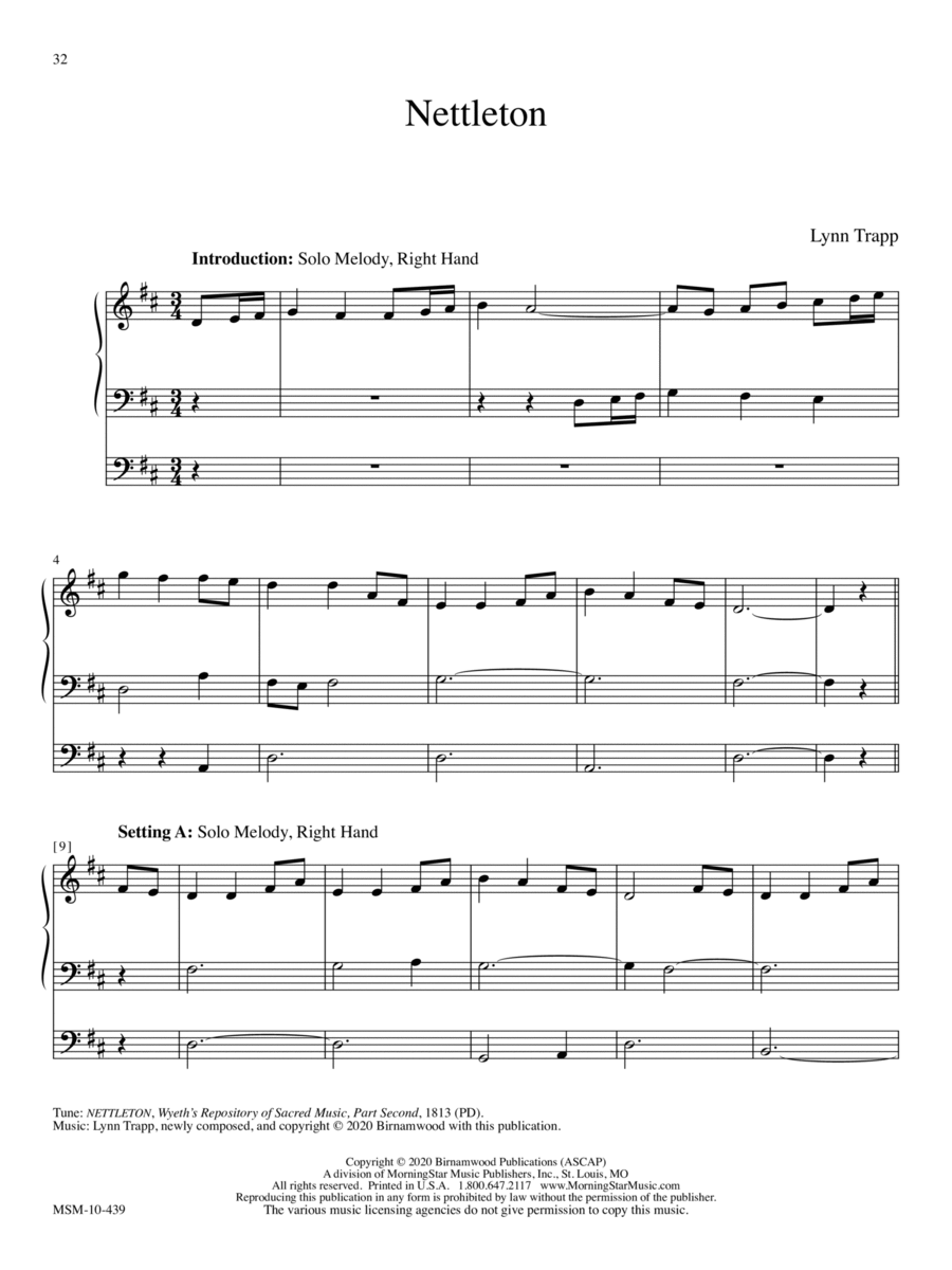 NETTLETON Organ scores gallery preview page 1