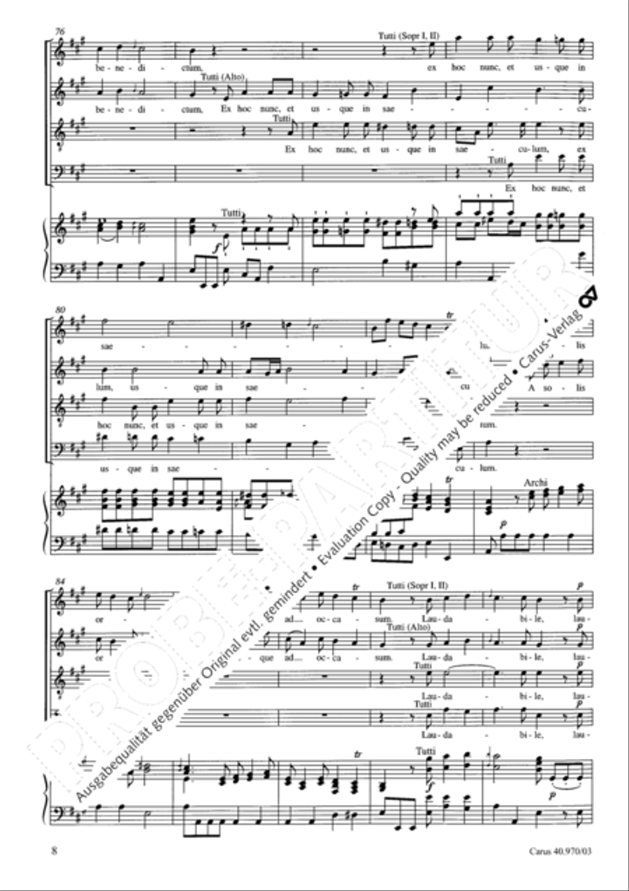 Laudate pueri SSA scores gallery preview page 9