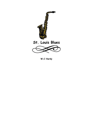 Book cover for Saint Louis Blues (three violins and cello)