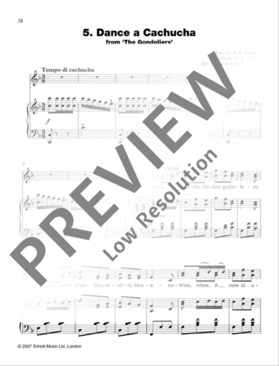 Best of Gilbert and Sullivan Voice scores gallery preview page 19