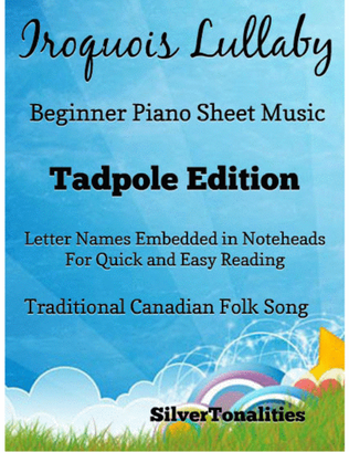 Book cover for Iroquois Lullaby Beginner Piano Sheet Music 2nd Edition