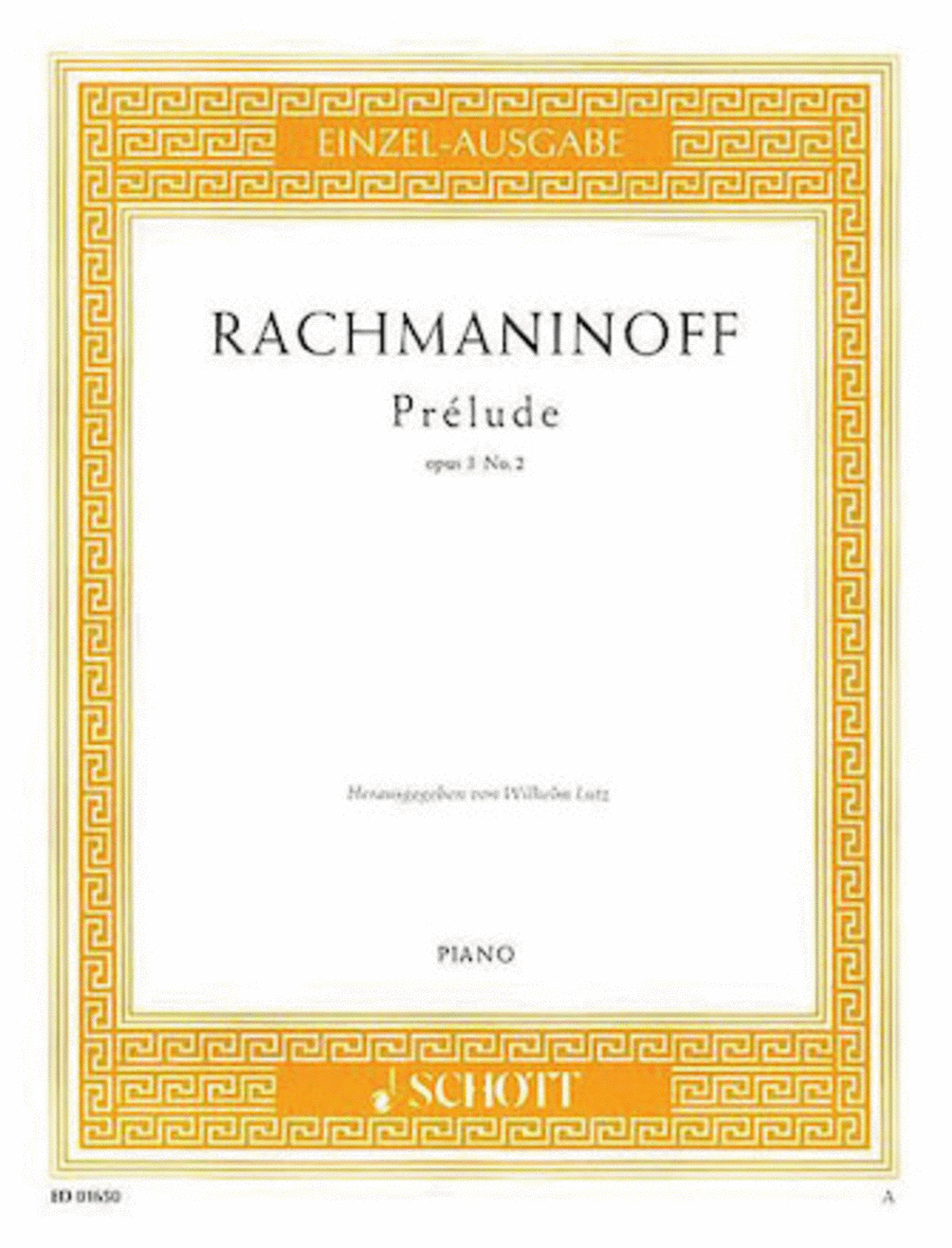 Prélude in C-sharp minor, Op. 3, No. 2 Piano Solo scores gallery preview page 1