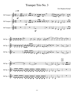 Trumpet Trio No. 3