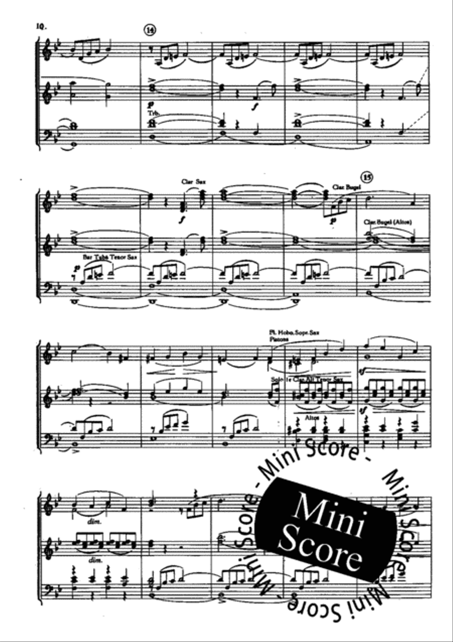 Heimkehr Aus Der Fremde Fanfare Band scores gallery preview page 12