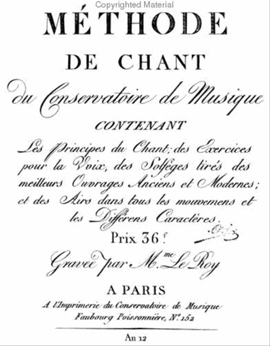 Methods & Treatises Voice - Volume 1 - France 1800-1860 Voice scores gallery preview page 2