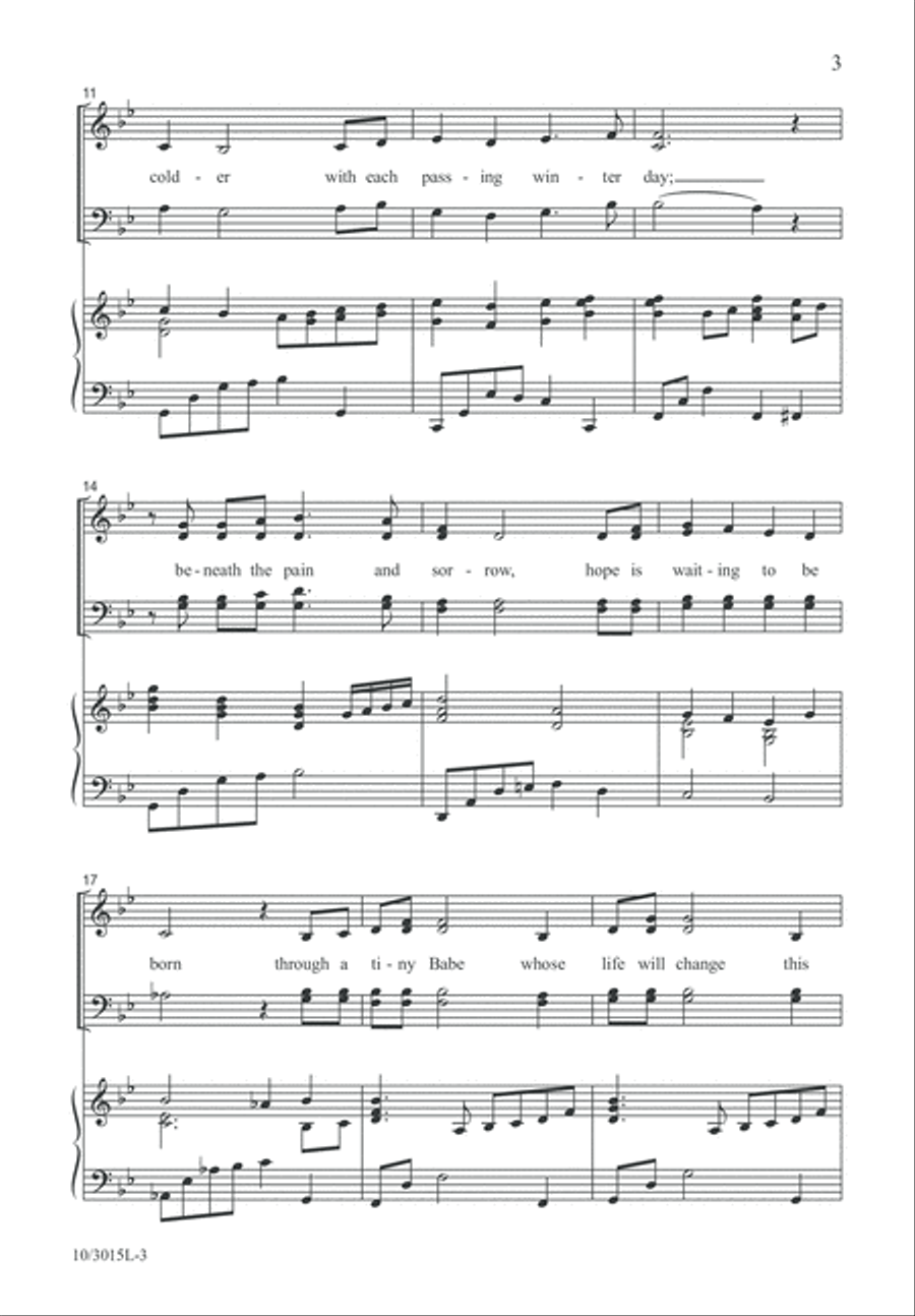 Be Born in Us 4-Part scores gallery preview page 3