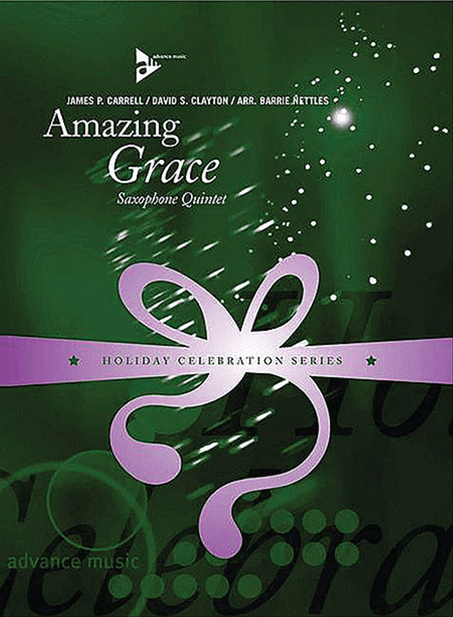 Amazing Grace Saxophone Quintet scores gallery preview page 1