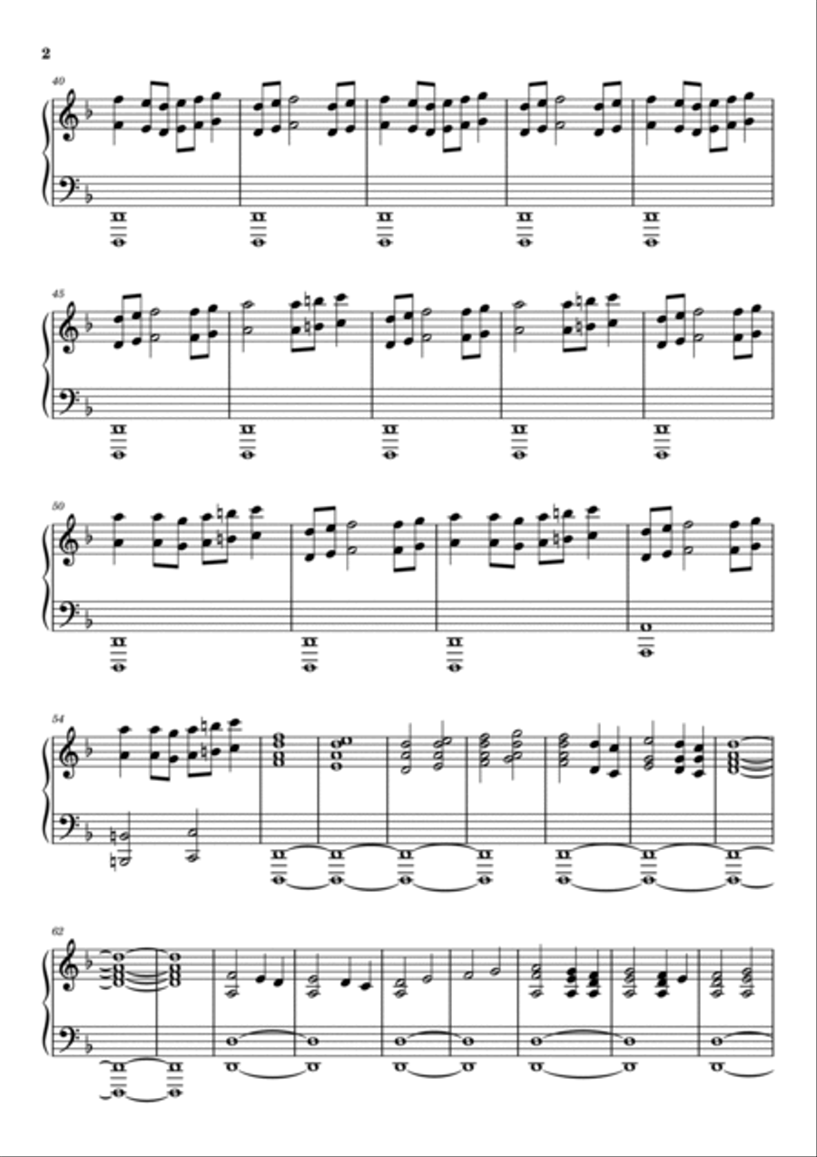 Hello Zepp (theme From Saw) Piano Solo scores gallery preview page 2