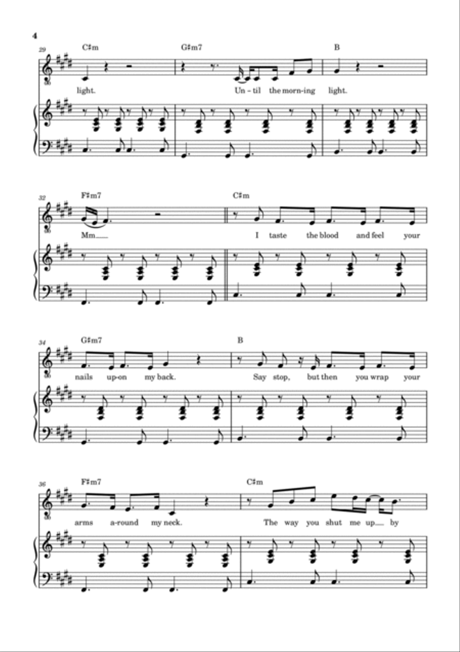 Until The Morning Light Until The Morning Light Piano, Vocal, Guitar scores gallery preview page 5