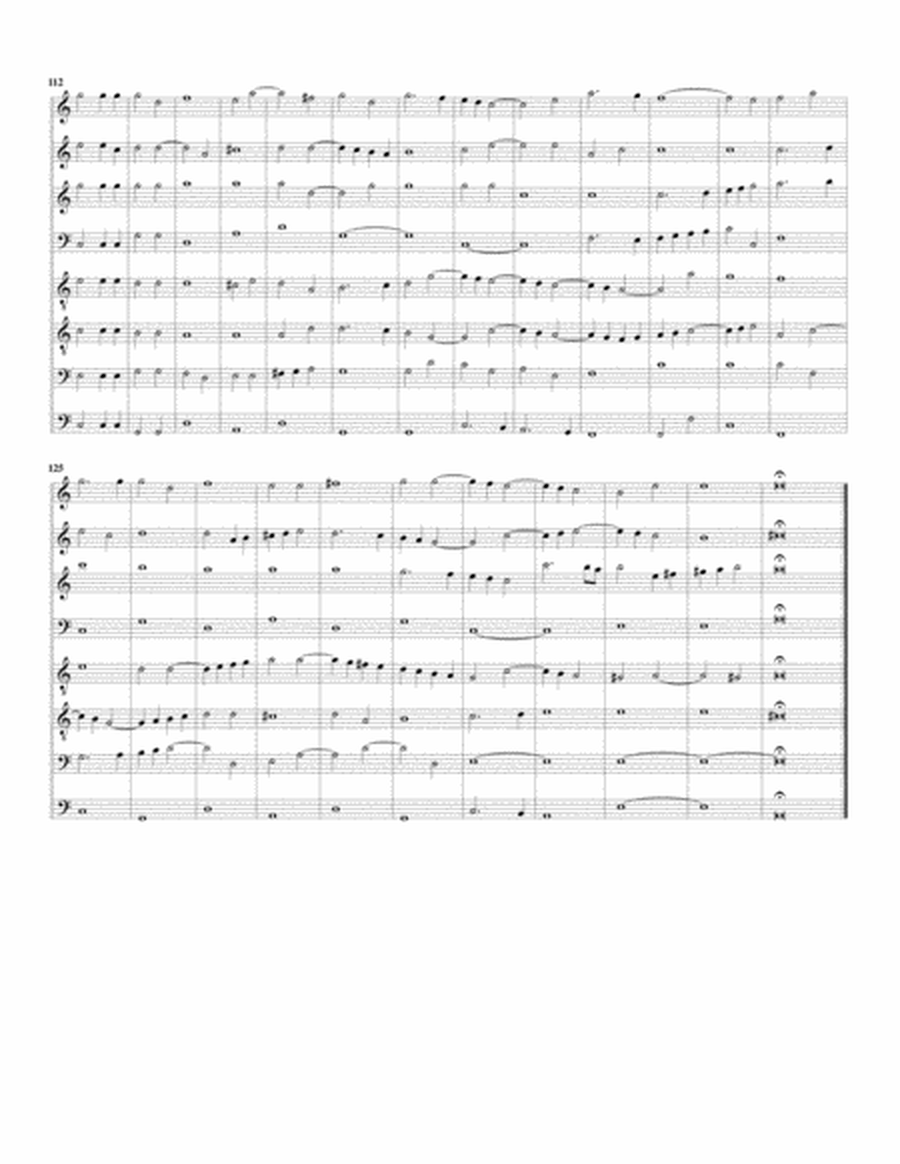Sonata no.17 a8 (28 Sonate a quattro, sei et otto, con alcuni concerti (1608)) "La Terza" (arrangeme