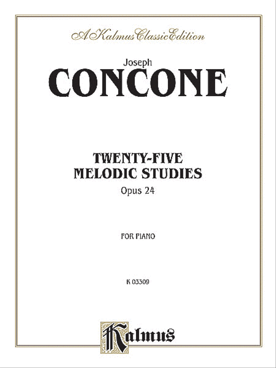 Twenty-five Melodious Studies, Op. 24 Piano Method scores gallery preview page 1