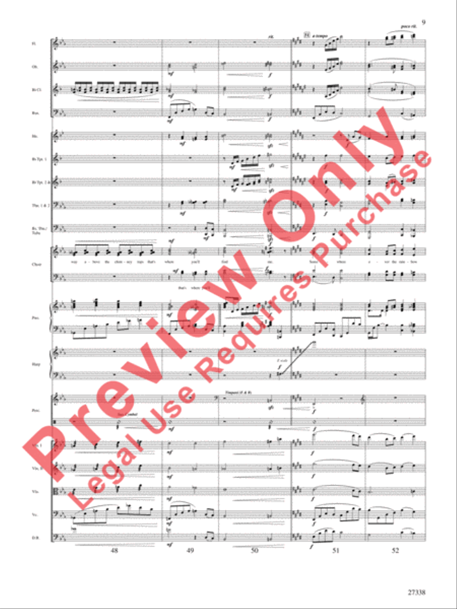 Over the Rainbow Over the Rainbow Choir scores gallery preview page 10