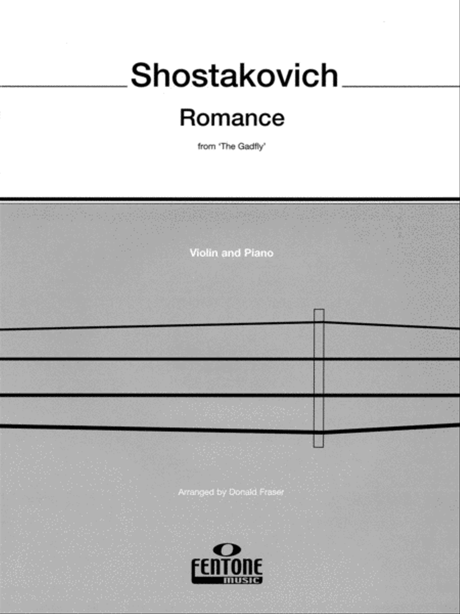 Romance from The Gadfly Violin Solo scores gallery preview page 1