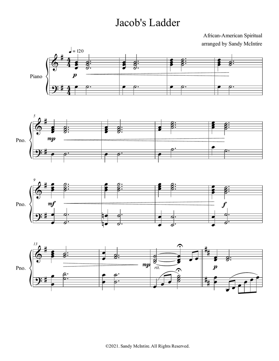 Jacob's Ladder Jacob's Ladder Piano Method scores gallery preview page 1