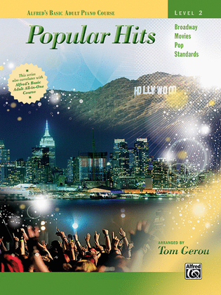 Book cover for Alfred's Basic Adult Piano Course--Popular Hits, Level 2