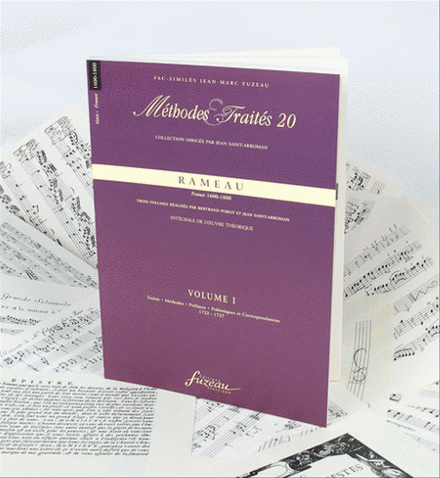 Methods & Treatises Jean-Philippe Rameau - Volume 1 - France 1600-1800 Score scores gallery preview page 1