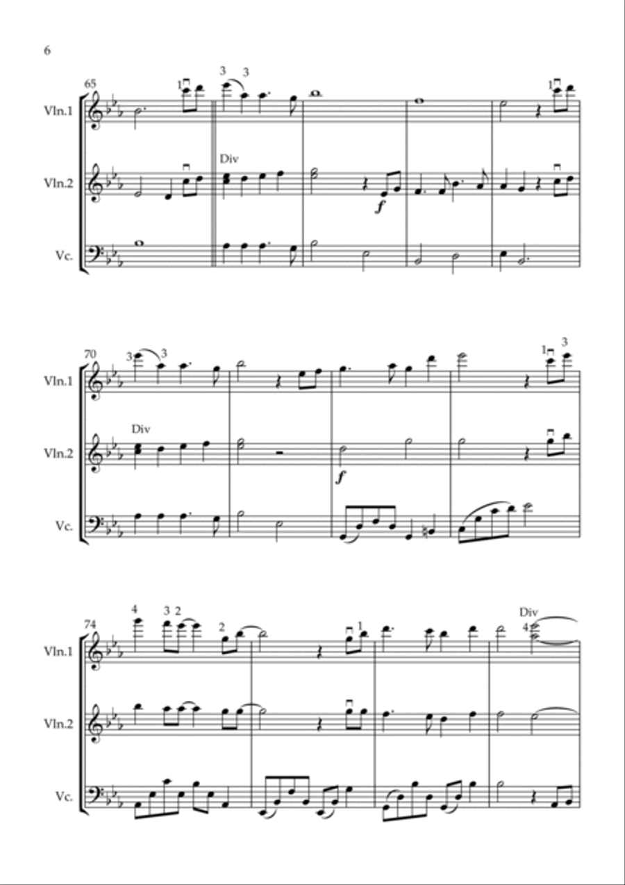 I See The Light Cello scores gallery preview page 6