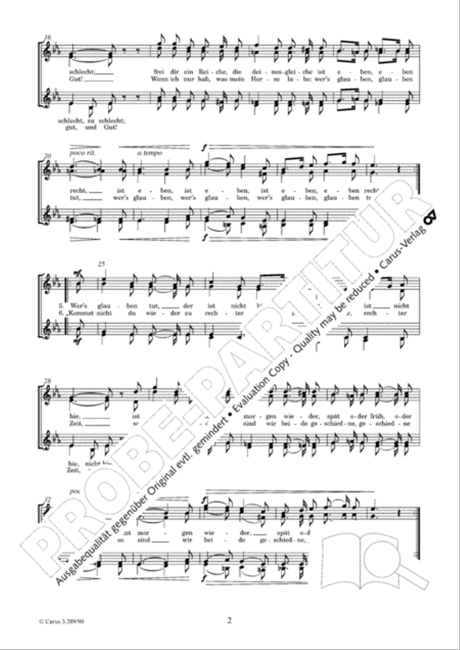 Ade, mein Schatz Ade, mein Schatz SSAA scores gallery preview page 3