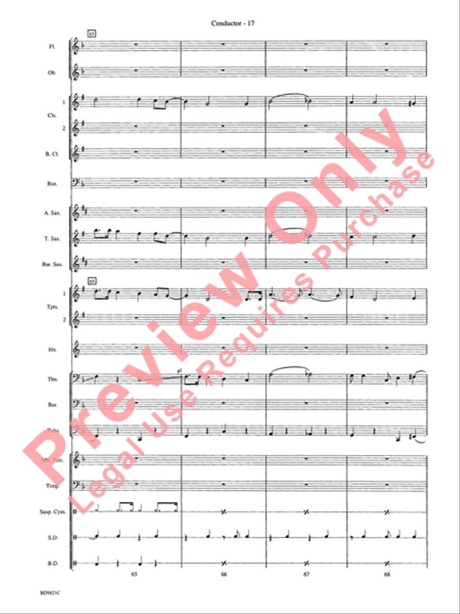 Let It Snow! Let It Snow! Let It Snow! Concert Band scores gallery preview page 20