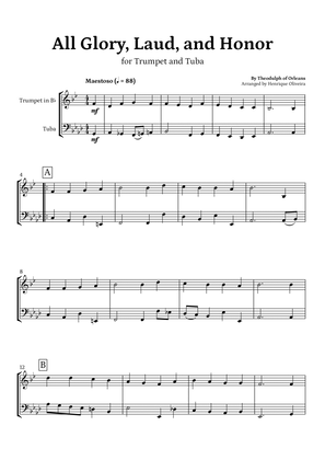All Glory, Laud, and Honor (for Trumpet and Tuba) - Easter Hymn