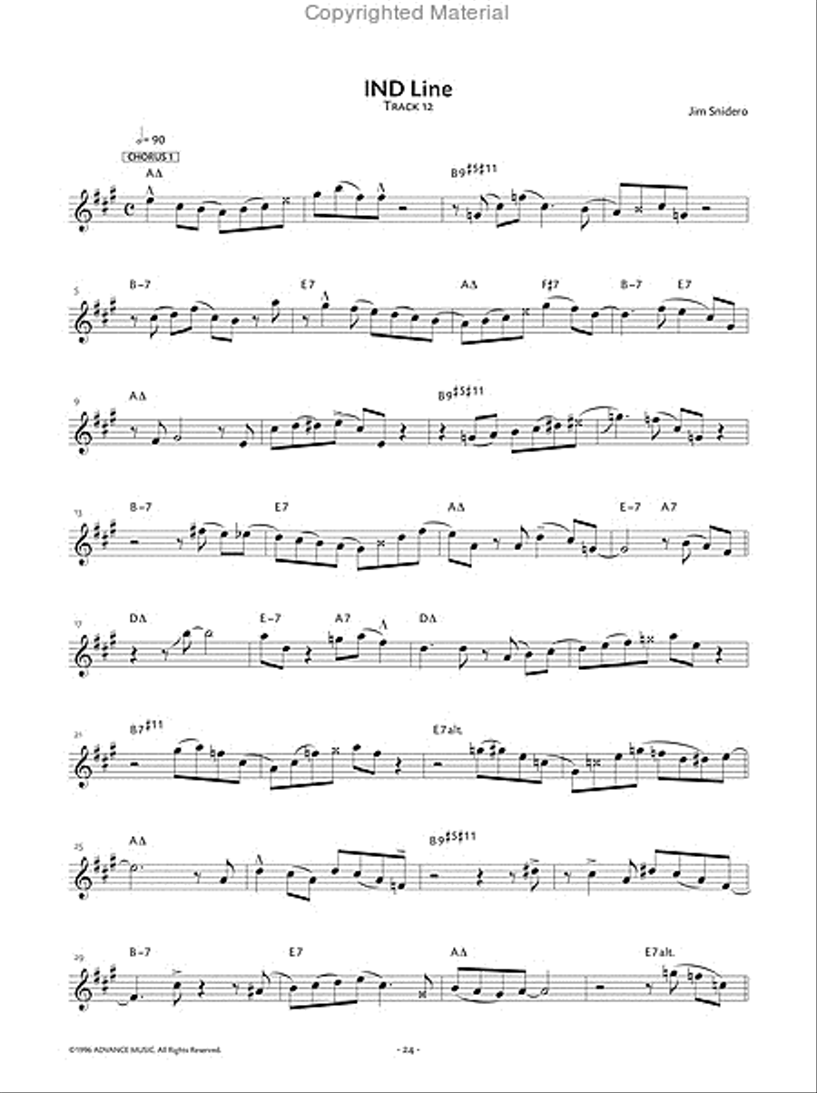 Jazz Conception Alto & Baritone Saxophone Baritone Saxophone scores gallery preview page 10