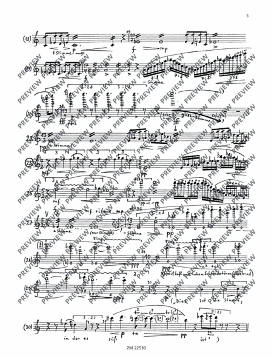 Una Cavatina Flute scores gallery preview page 6