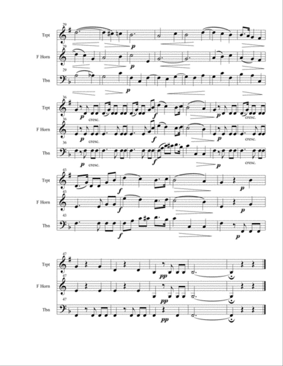 TRIO #1 TRIO #1 Brass Ensemble scores gallery preview page 3