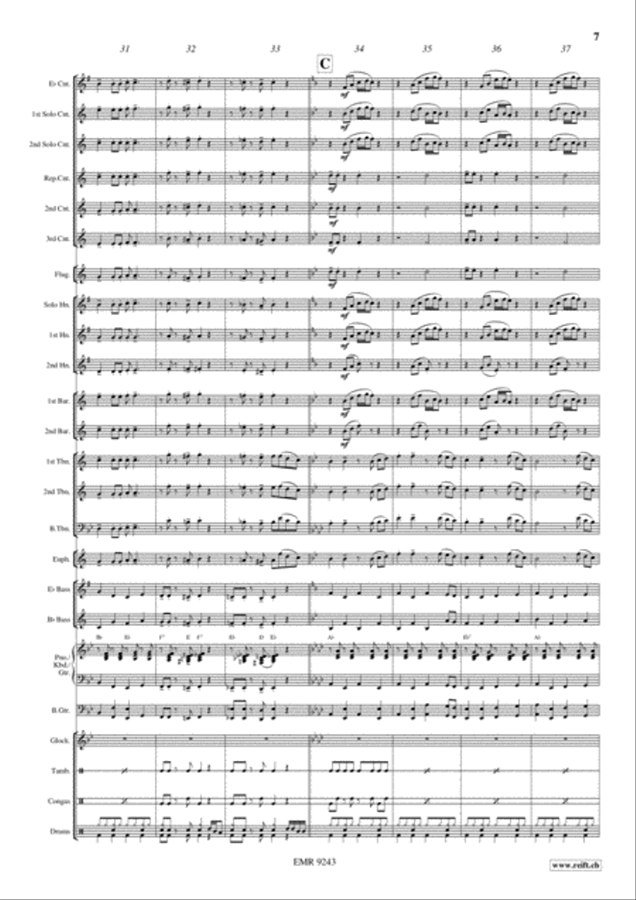 Music For Fun Brass Band scores gallery preview page 8