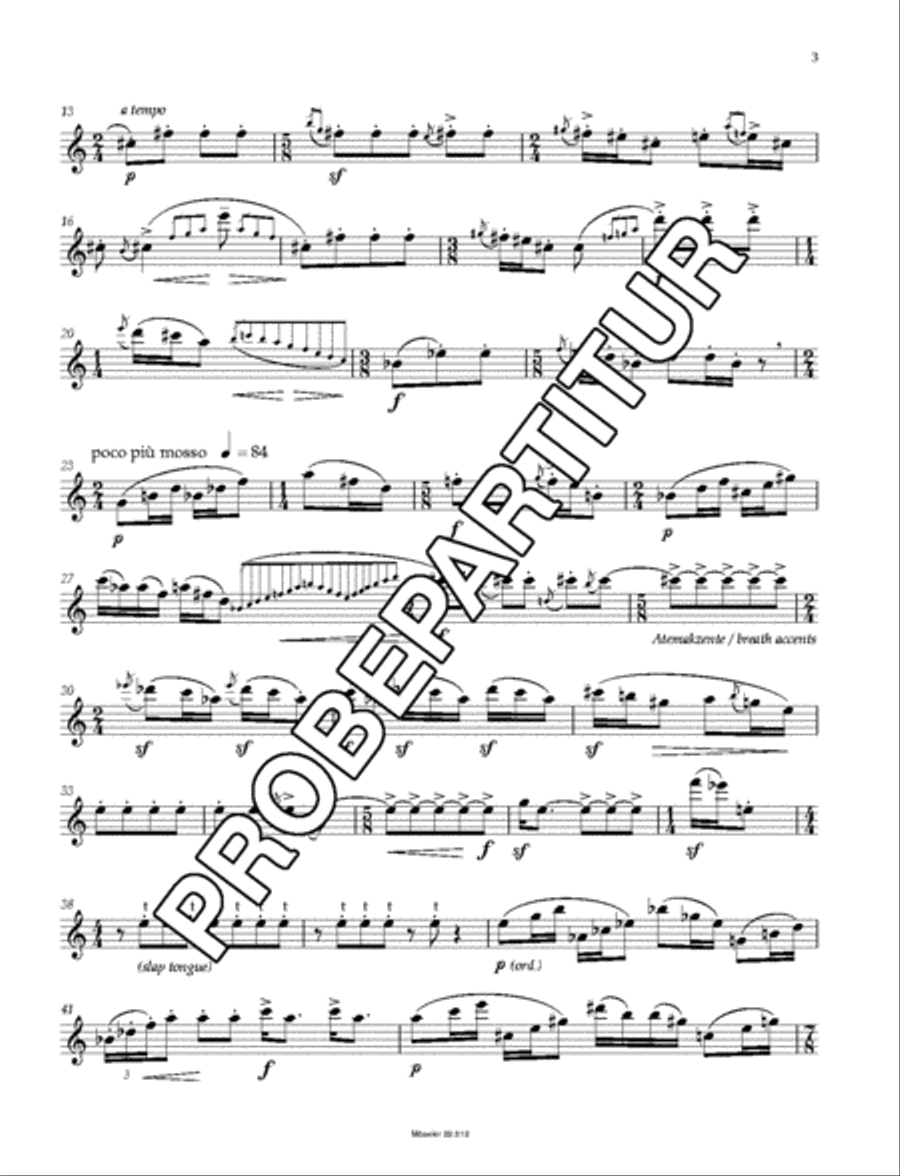 Moon Dances Alto Recorder scores gallery preview page 4
