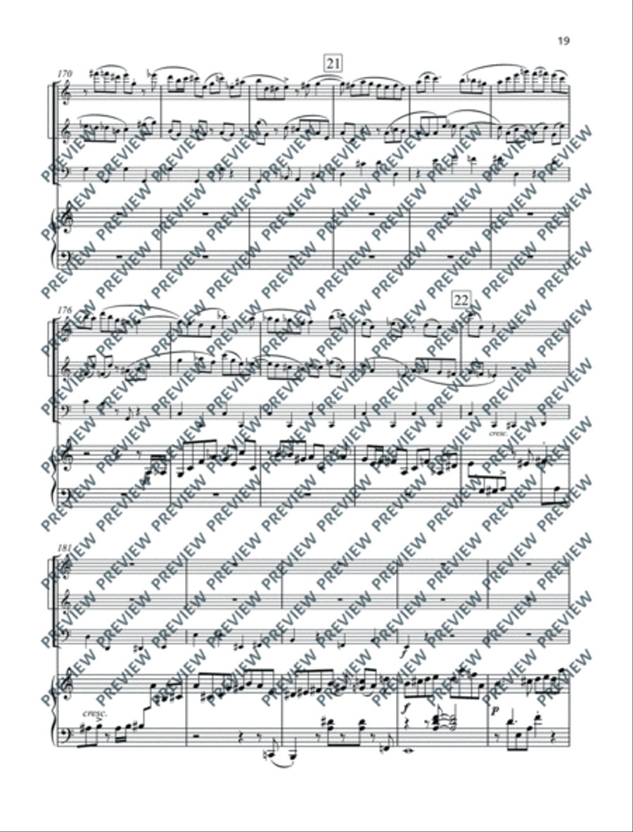 Divertissement Flute scores gallery preview page 20