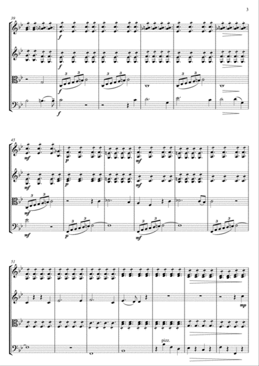 The Erlking - Der Erlkönig String Quartet scores gallery preview page 4