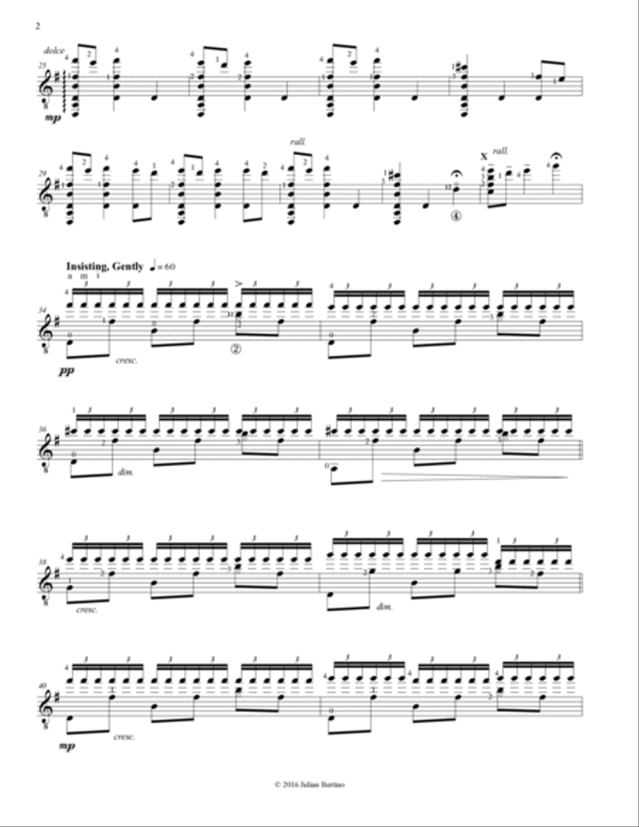 Kriyā (Direction, Goal) for 10-String Guitar Acoustic Guitar scores gallery preview page 4