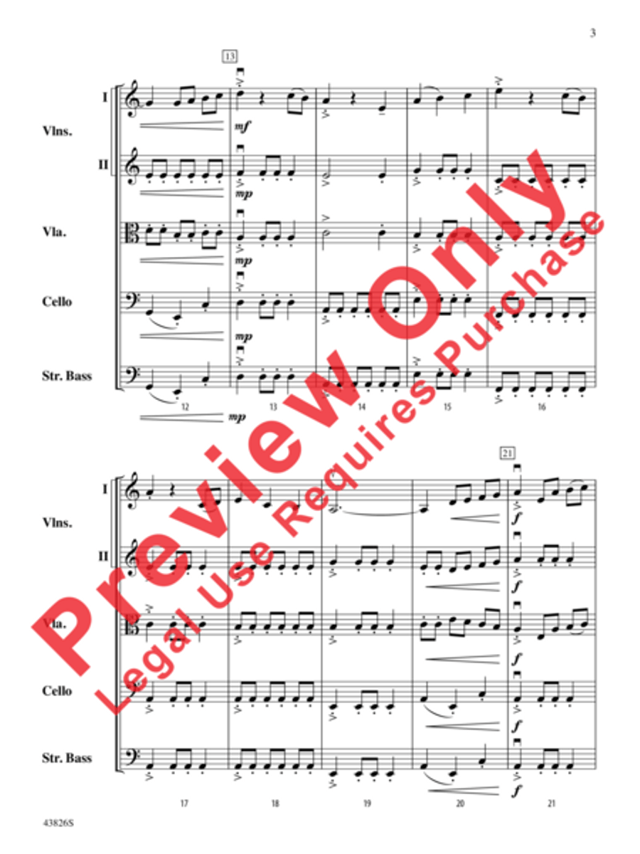 Iroquois Journey String Orchestra scores gallery preview page 4