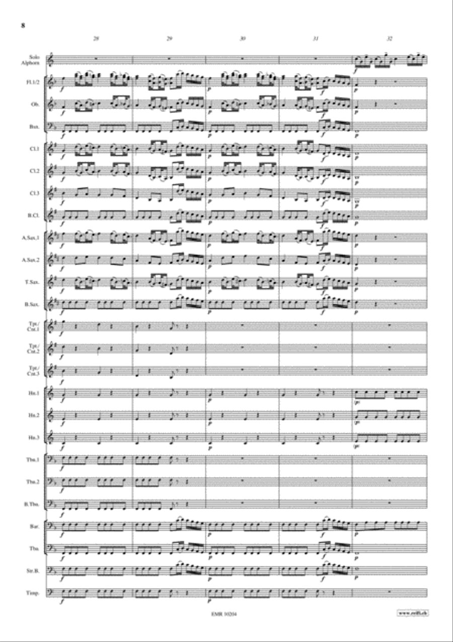 Sinfonia Pastorella Concert Band scores gallery preview page 9