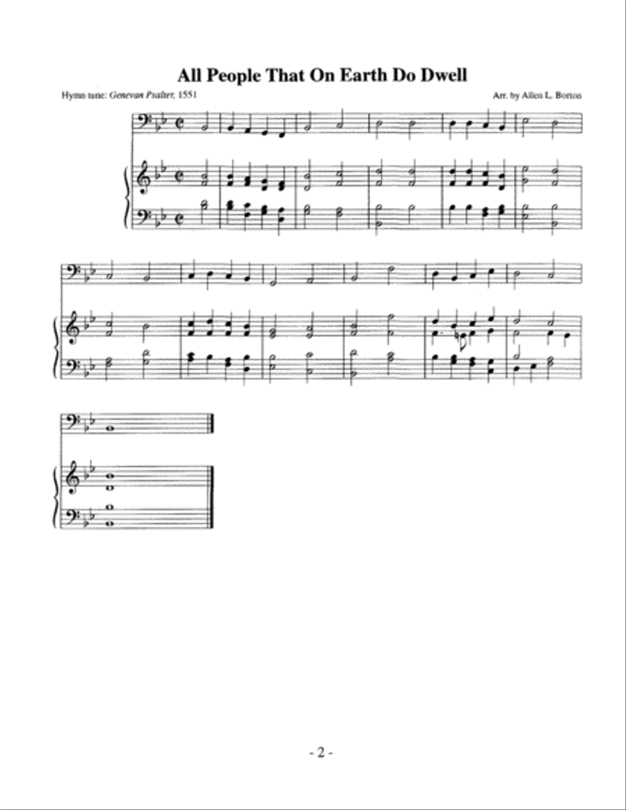Tuba Hymns Tuba scores gallery preview page 6