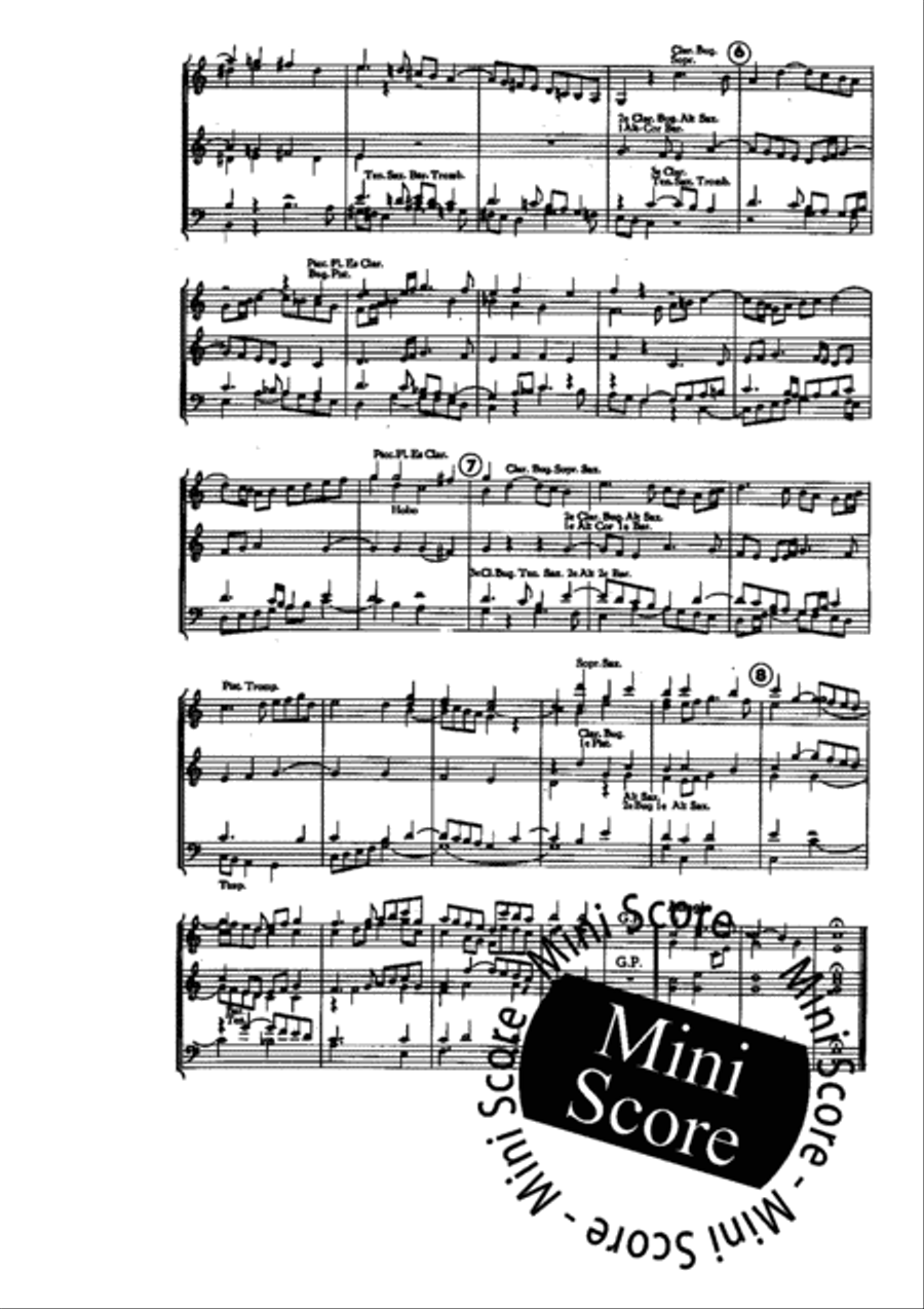 Amen Concert Band scores gallery preview page 6
