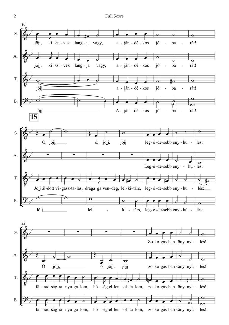 Come Holy Spirit-God, Come 4-Part scores gallery preview page 4