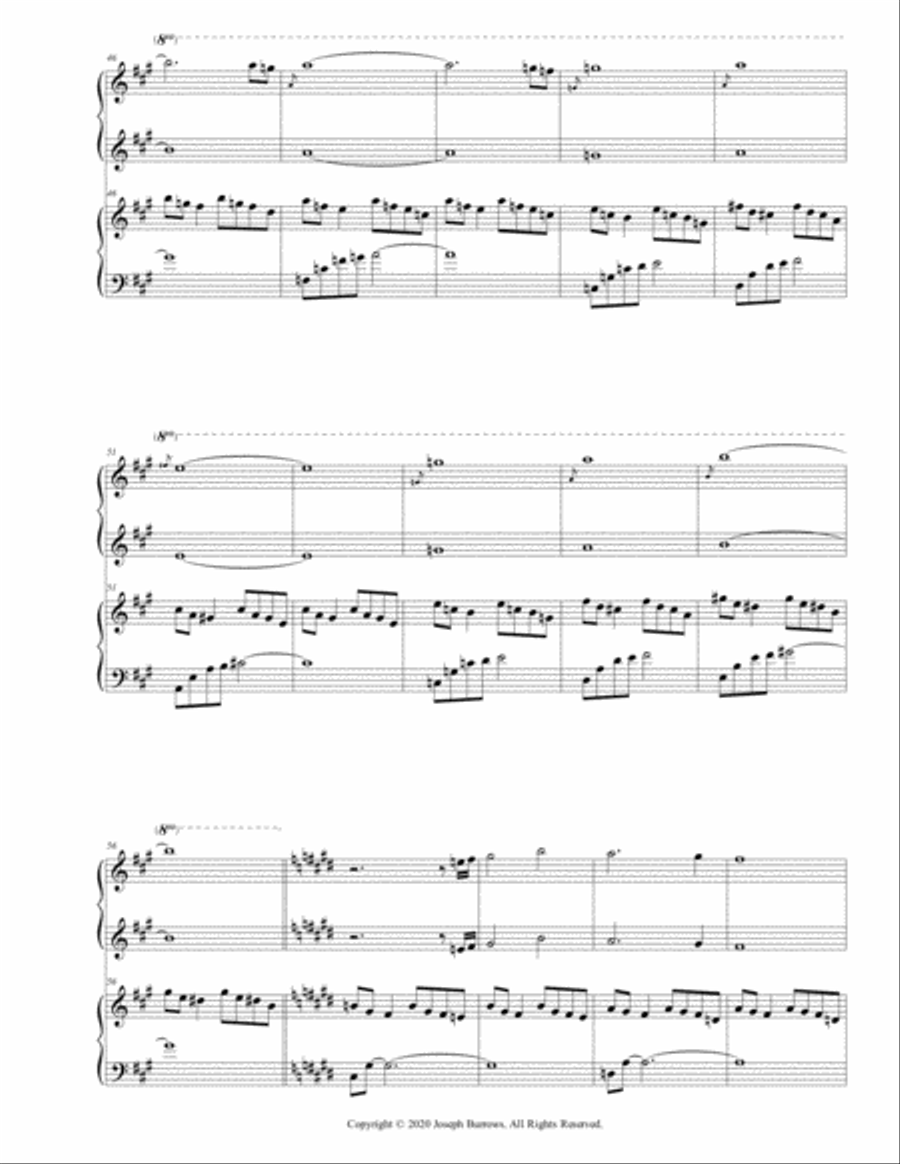 Clouds - Piano Duo Clouds - Piano Duo Piano Duet scores gallery preview page 4