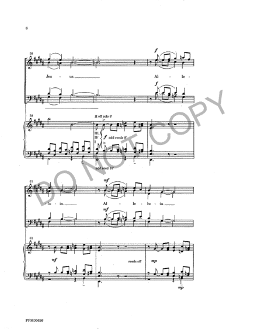You Are One in Christ Jesus 4-Part scores gallery preview page 9