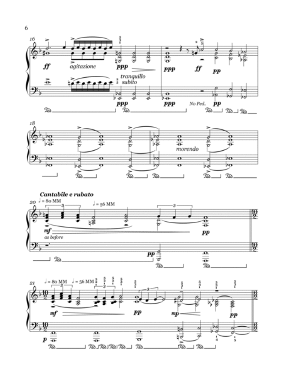 Sonata Hymnica No. 2 Piano Solo scores gallery preview page 6