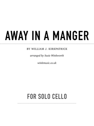 Book cover for Away In A Manger