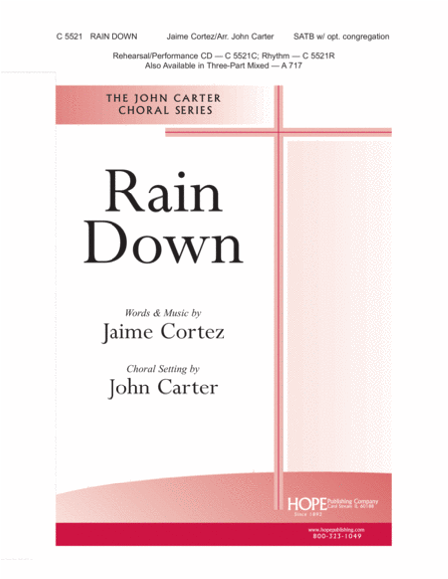 Rain Down 4-Part scores gallery preview page 1