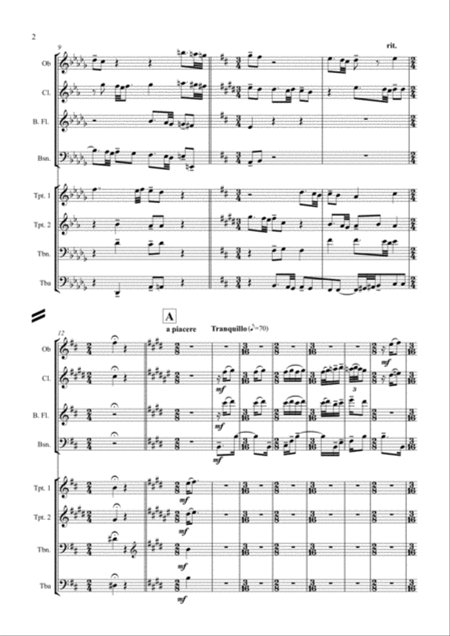 Wind Octet (2003) Large Ensemble scores gallery preview page 2