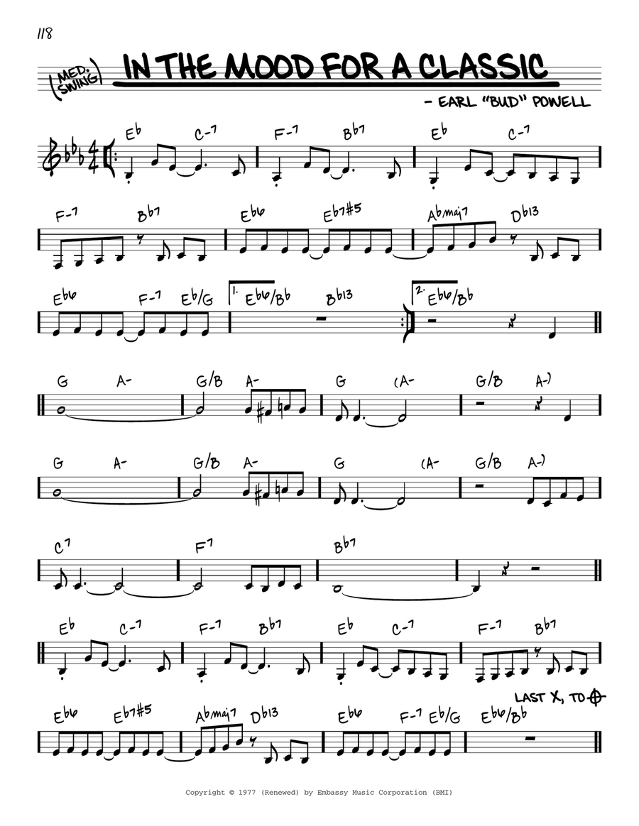 In The Mood For A Classic Piano scores gallery preview page 1